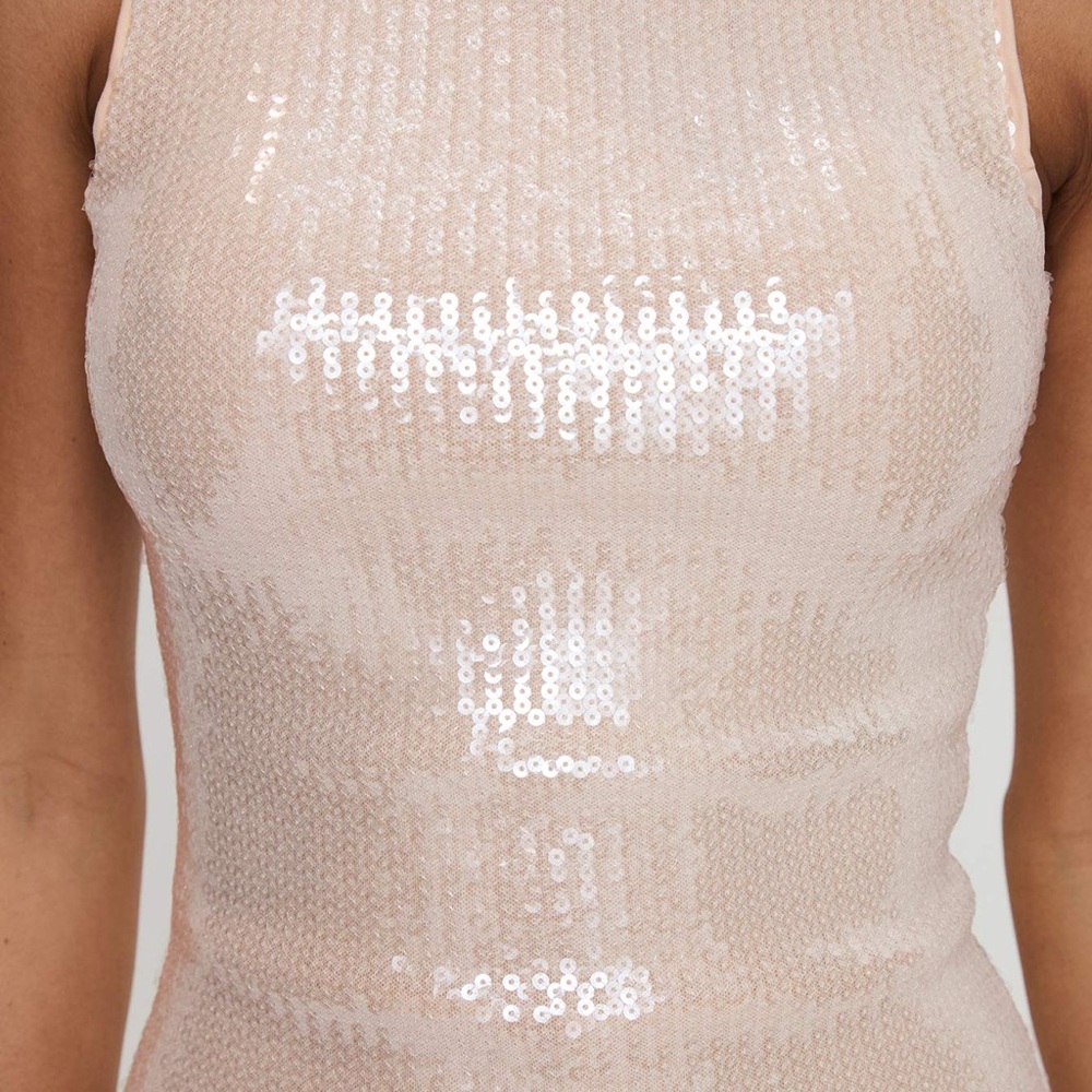 Princess Polly Yumiko Romper Champagne Sparkle - Picture 4 of 6